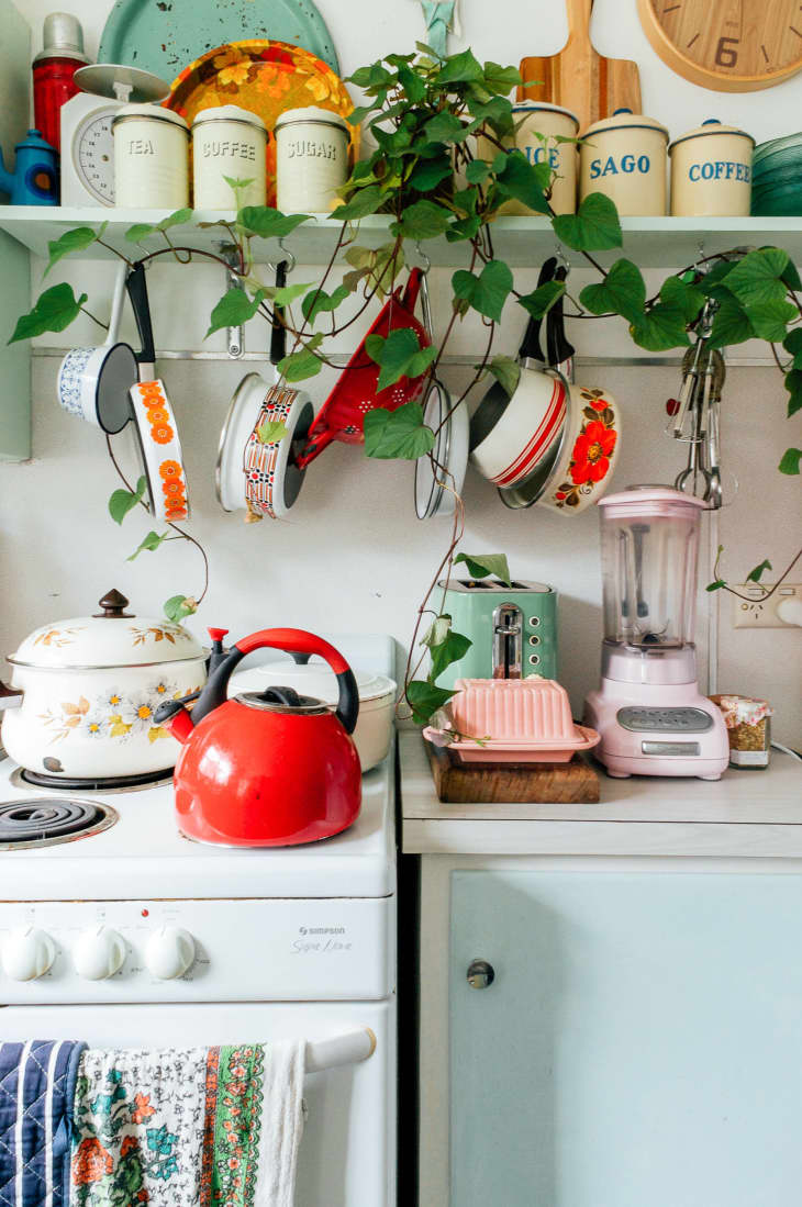 Ideas for Hanging Pots & Pans from Real Homes Apartment Therapy